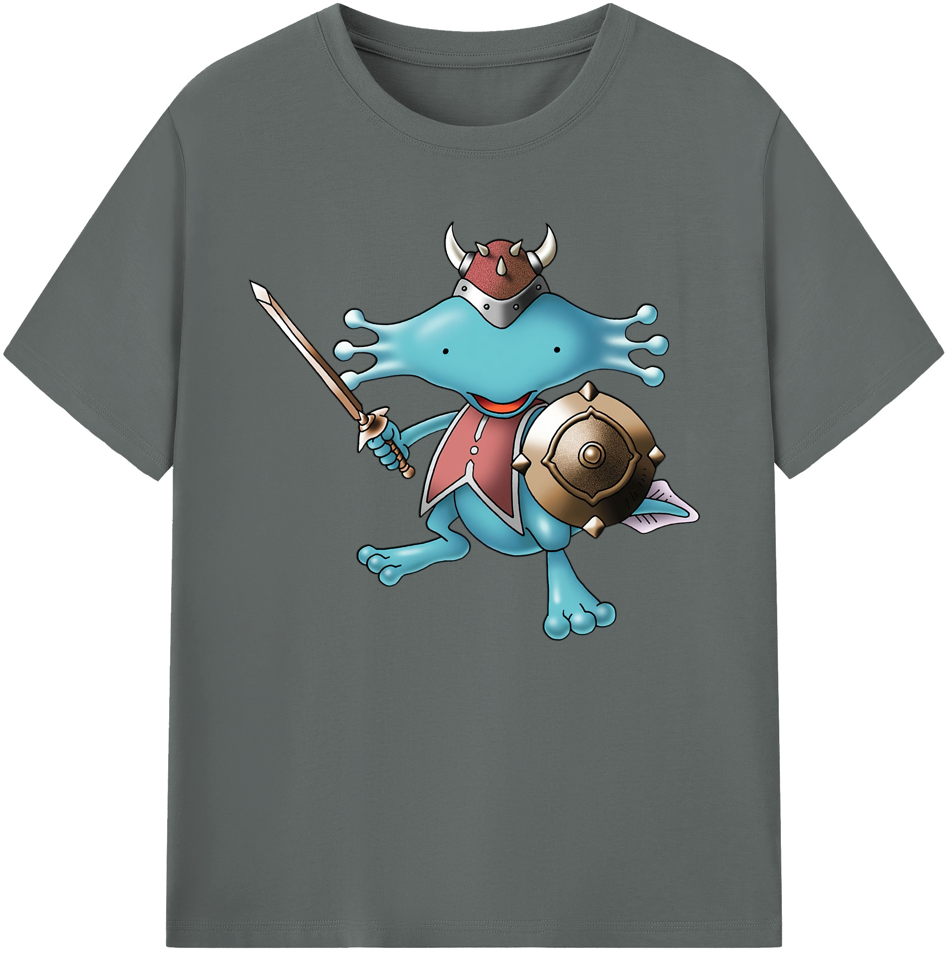 （画像用） ドラゴンクエスト Doragon Kuesuto Dragon Quest 綿100％ メンズ半袖Tシャツ｜肌触りやわらか＆通気性